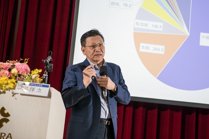 中華民國對外貿易發展協會市場拓展處處長邱揮立圖片