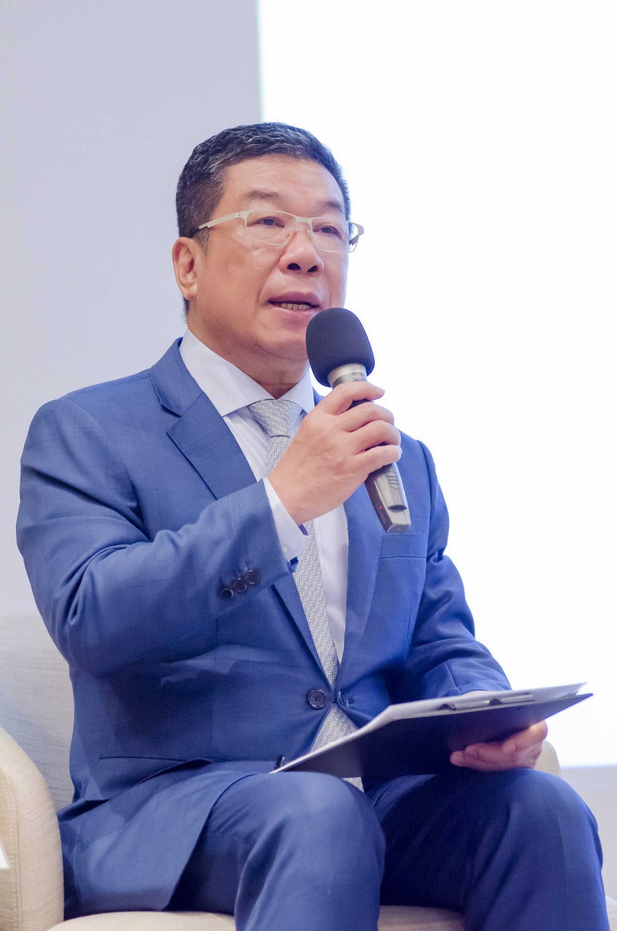 鋐昇實業股份有限公司董事長黃文彬就單邊主義下企業的衝擊與因應策略提出見解圖片